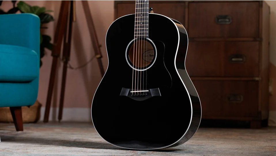 217e-BLK PlusBig Leaf Mapleアコースティック エレクトリック ギター